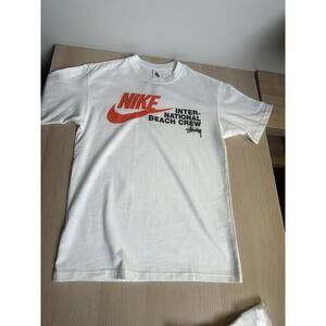 RARE Nike x Stussy International Beach Crew Men’s Size XS T-Shirt White - NEW